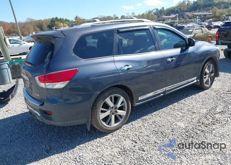 2014 Nissan Pathfinder Platinum from USA, damaged, VIN 5N1AR2MN7EC613309